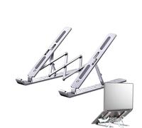 Supporto per laptop - Supporto per laptop pieghevole | I laptop rappresentano la scrivania | Supporto di raffreddamento del supporto | Altezza in alluminio regolabile H