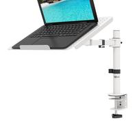 Supporto per laptop WALI per scrivania, completamente regolabile fino a 17 pollici, 22 libbre, con piattaforma di raffreddamento ventilata (M00LP