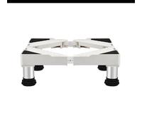 Supporto per Lavatrice, Base per Lavatrice Regolabile Lunghezza 50-75cm Larghezza 42-65cm Altezza 14-17cm Supporti 200 kg, Base per Lavatrice per Frigorifero Asciugatrice e Congelatore 4 Piedi Fissi