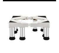 Supporto per Lavatrice, Base per Lavatrice Regolabile Lunghezza 50-75cm Larghezza 42-65cm Altezza 19-22cm Supporti 400 kg, Base per Lavatrice per Frigorifero Asciugatrice e Congelatore 8 Piedi Fissi