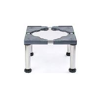 Supporto per lavatrice in acciaio inossidabile, base per lavatrice e asciugatrice, regolabile, altezza 2932 cm, per aumentare la tenuta universale e il ricircolo di base, supporto pesante, forte