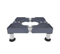 Supporto per Lavatrice Regolabile, Base per Frigorifero Lunghezza/Larghezza 42cm-66cm Altezza 18cm-21cm Supporti 200kg Supporti Universale per Lavatrice Asciugatrice Frigorifero 4 Piedini Gray