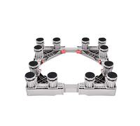 Supporto per lavatrice Supporto for lavatrice resistente, base universale, supporto for frigorifero, base regolabile, supporto for asciugatrice multifunzionale, ripiano a rulli, 4/8/12 piedini resiste