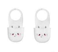 Supporto per lavello da cucina per rubinetto, separatore per asciugare e bagnare e asciugare i panni, in plastica, da appendere al lavandino (2 pezzi)