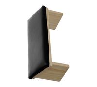 Supporto per le mani per unghie Tech, supporto per le unghie, supporto per manicure in legno in pelle PU nel design della facciata | Bracciolo pratico, rack solido per maggio