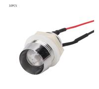 Supporto per LED per diodi a emissione di luce, base per supporti LED con indicatore luminoso a LED precablato, base con zoccolo in metallo per