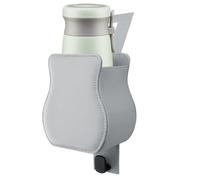 Supporto per legno, organizer per sedile posteriore per auto, scatola di immagazzinaggio in pelle, design multi-compartimento, organizzatori di console per bottiglia d'acqua, telefono, chiavi, borsa