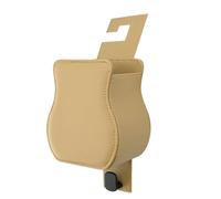 Supporto per legno, organizer per sedile posteriore per auto, scatola di immagazzinaggio in pelle, design multi-compartimento, organizzatori di console per bottiglia d'acqua, telefono, chiavi, borsa