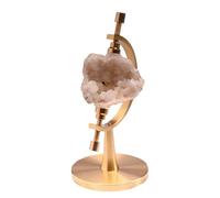 Supporto Per L'Esposizione Di Rocce,Base A Forma Di Regolabile - Con Supporto Per Pietre Con Clip Imbottita,Per Campioni Fossili Arte Artigianato Posto Di Lavoro Casa Bancone Del Negozio