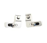 Supporto per leva del cambio SRAM in lega di alluminio, staffa adattatore per leva del cambio, taglio CNC, per freni M8100/M9100, anodizzato, compatibile (argento)