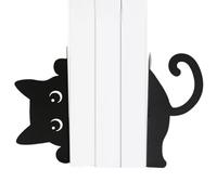 Supporto per libri - Confezione da 2 fermalibri decorativi a forma di gatto, robusti supporti per esposizione, per organizzare la lettura, decorazione creativa da scrivania | Compagno di