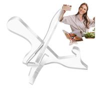 Supporto per libri di cucina in acrilico, a forma di X, trasparente, portatile, per famiglia, amici, casa, cucina, lavoro, biblioteca, scuola, museo, ricette, libri di ricette