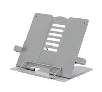 Supporto per libri di cucina, in ferro, altezza regolabile, 1 supporto da lettura in metallo, 400 g, supporto per laptop, per studio, università, aule, biblioteche, soggiorno, cucina, camera da letto