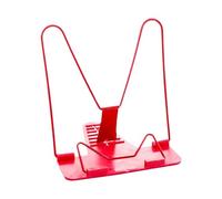 Supporto per Libri di Ricette Supporto for libri di ricette Ripiano base portadocumenti for lettura regolabile pieghevole portatile Per la cucina(Red)