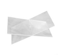 Supporto per libri in acrilico trasparente per libri di cucina, bibbia e riviste, con serratura a scorrimento in due pezzi per una facile installazione e conservazione (trasparente)