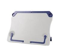 Supporto per libri per leggere a letto, supporto per il grembo con graffette per le mani libere, mensola portatile supporto per libri scaffale regolabile in altezza per display pieghevole portatile