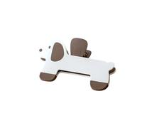 Supporto per libri portatile a forma cucciolo Struttura in plastica Protegge le pagine Pratica clip per appunti da libreria senza sforzo per romanzi Robusti supporti per libri con animali