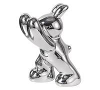 Supporto per Libri Scaffale Organizzatore | Reggilibri per Mensole | Figura di coniglio, Ornamento Animale Bello per Appassionati di Lettura