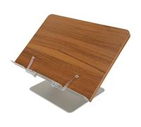 Supporto per libri, supporto per lettura, materiale in lega di alluminio, altezza e angolo regolabili, alleggerisce le braccia rigide, telefoni cellulari, tablet, ricette, compiti,
