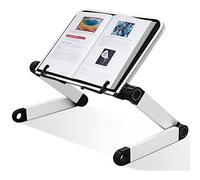 Supporto per libri Supporto per libri ergonomico più grande regolabile con graffette per libri di testo Libri di musica Tablet Notebook Supporto per libri di cucina Leggio per libri