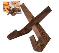 Supporto per libro di cucina per bancone da cucina, in legno, regolabile | Supporto decorativo per libri di cucina, ricette, immagini, riviste, dischi, musica, casa, piano di lavoro, scrivania, tavolo