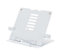 Supporto per libro di cucina - Pinza pieghevole regolabile con poggiapagni, supporto per ricettario, per ufficio, università, soggiorno, camera da , studio, caffetteria, libreria