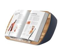 Supporto per libro di lettura - Supporto da scrivania multifunzione 1,5 kg, visualizzazione ergonomica della letteratura | Piattaforma in tessuto di legno robusto, libro di ampia compatibilità per lo