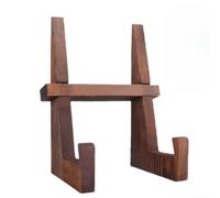 Supporto per libro di ricette in legno, regolabile, da cucina, 14,7 cm, per | Legno massiccio spesso 8 mm, antigraffio, impermeabile, durevole, con venature naturali, facile da pulire