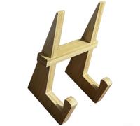 Supporto per libro di ricette in legno, regolabile, da cucina, 14,7 cm, per | Legno massiccio spesso 8 mm, antigraffio, impermeabile, durevole, con venature naturali, facile da pulire