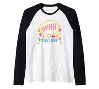 Supporto per l'inclusione degli Insegnanti SPED Educazione Speciale Maglia con Maniche Raglan