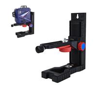 Supporto per Livella Laser Magnetico, Adattatore Livello Laser, Base Girevole Magnetica Multifunzione con Clip Regolabile, Supporto di Regolazione Fine a 360° con Filetto Maschio 1/4"-20