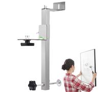 Supporto per livellamento da parete | Acciaio inossidabile con altezza regolabile | Supporto da parete per livellare i cieli - per falegnami elettricisti in cantieri e ristrutturazione della casa