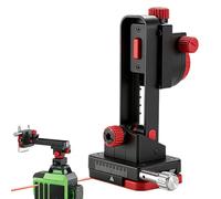 Supporto per livello, di regolazione fine sinistra e destra, supporto a bolla rotante a 360°, con regolazione fine, per livellatore durante il taglio, tubo di riparazione, mobile lavoro in