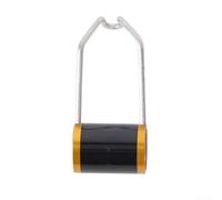 Supporto per luce anteriore in alluminio per bici Brompton, progettato per una facile installazione sul telaio anteriore, tiene saldamente le luci della bici (tutto nero)