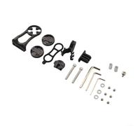 Supporto per luce bicicletta, in plastica, colore nero