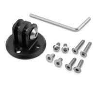 Supporto per luce da bicicletta Garmin, supporto per montaggio inferiore, adattatore per luce, accessori per computer da bicicletta, adattatore per luci Magicshine e fotocamere GoPro, lega di