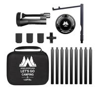 Supporto per luce da tavolo | Supporto per luce da campeggio riutilizzabile, montaggio su scrivania, supporto per lanterna, robusto treppiede per fotocamera, torcia elettrica, telefono cellulare,