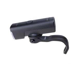Supporto per luce della bicicletta per forcella anteriore pieghevole per Brompton e per Magicshine, robusto portalampada in plastica nera, facile montaggio senza foratura, accessorio per bici da città