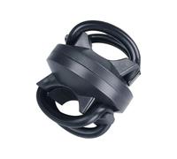 Supporto per luce manubrio per bici, staffa di supporto con dimensioni compatte 4,8 cm x 3,5 cm, per ciclismo all'aperto e configurazione di bici di routine, supporto per manubrio con clip per
