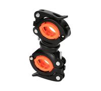 Supporto per luce per bici, Supporto per torcia per bici manubrio con | Metallo Universale multifunzionale per biciclette, biciclette, scooter, forniture per ciclismo