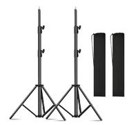 Supporto per luce resistente da 2,8 m con molla in alluminio imbottito, supporto per illuminazione treppiede, carico massimo: 10 kg, regolabile 94 cm-280 cm, con borsa per il trasporto, per