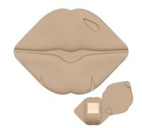 Supporto per lucidalabbra con specchio, supporto per rossetto 2 in 1 in silicone | adesivo, morbido come la seta, girevole a 360° | Perfetto per gli smartphone | Ideale per la casa, i V