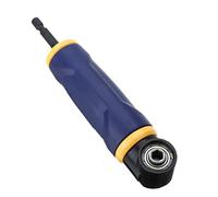 Supporto per mandrino a 90 gradi ad angolo retto di estensione per cacciavite a gambo di perforazione da 1/4 "Hex Drill Bit Socket Holder per utensili per la lavorazione del legno
