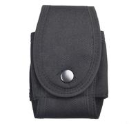 Supporto per manette in nylon per cinture di servizio, custodia compatta per manette con design di facile accesso, si adatta alla maggior parte delle manette standard
