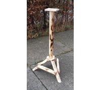 Supporto per Mangiatoia Uccelli Legno Casetta gli 1m Alto Ø 8cm 3 Beinig 2tlg