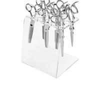 Supporto per manifesto per forbici in acrilico, supporto per taglio per capelli | Rack di strumenti per stylist liscio per casa, salone, parrucchiere professionista, parrucchiere