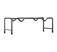 Supporto per manubri in acciaio, 33 x 11 x 12 cm e 40 x 10 x 14 cm, due dimensioni, per uso domestico in palestra, struttura in acciaio resistente, supporta vari pesi per manubri e bilancieri (A)