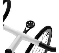 Supporto per manubrio bici da strada per Garmin Edge Explore, supporto GPS per bicicletta leggero in lega di alluminio, torcia elettrica e action camera, compatibile con Bryton, Wahoo e CATEYE Nero