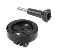 Supporto per manubrio compatibile con attacco manubrio per bici Garmin Edge Bike Cycle GPS Varia UT800 Smart faro anteriore staffa di blocco per bicicletta progettato per GoPro (nero)