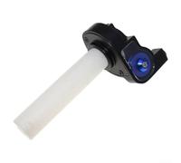 Supporto per manubrio Cruise Aid 22 mm in alluminio blu | Costruzione in lega di alta qualità, supporta il tallone della mano, compatibile con il ciclomotore, stile oro